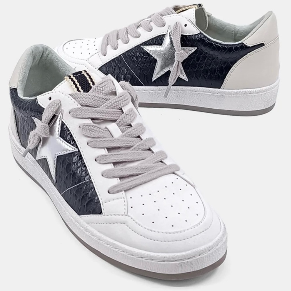 ShuShop Paz Black Snake  Sneaker NWT